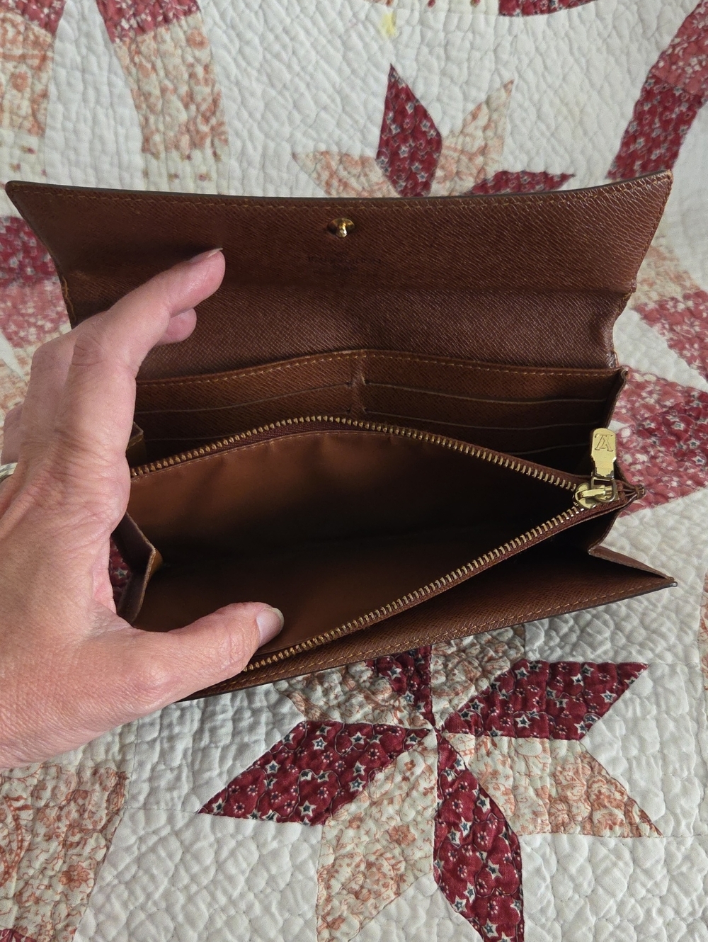 Louis Vuitton Monogram Continental Wallet in Brown - Picture 9 of 9